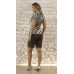034394 Blusa Manga Curta estampa Abstrata